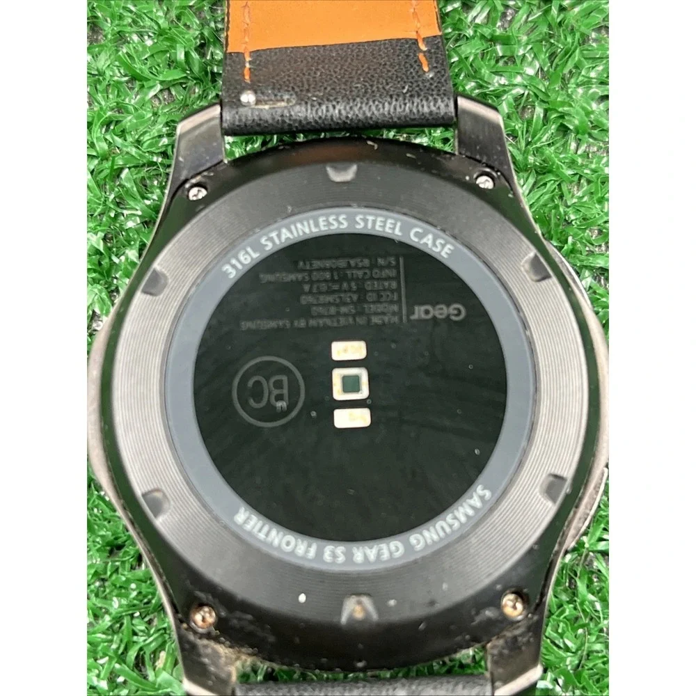 Samsung Gear S3 Frontier Smartwatch Black SM-R765T Stainless Steel OG Band